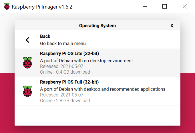 Raspberry Pi 4 Screenshot 1